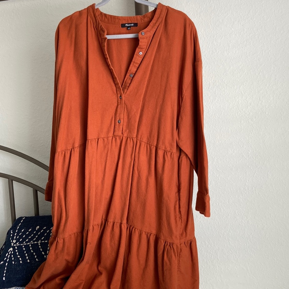 Madewell flannel dress